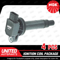 4 x NGK Ignition Coils for Toyota Yaris NCP 93R 90R 91R 130R 131R 1.3L 1.5L