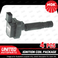 4 x NGK Ignition Coils Pack for Benz C180 C200 C230 CLK200K E200K SLK200 R171