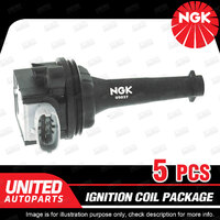 5 x NGK Ignition Coils Pack for Ford Focus LS LT LV Mondeo MA MB 2.5L 5Cyl