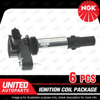 6 x NGK Ignition Coils Pack for Holden Caprice WL Colorado RC Commodore VZ 3.6L