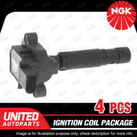 4 x NGK Ignition Coils Pack for Mercedes C180 C200 C250 W204 CLC200 W203 CLK200K