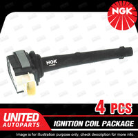 4 x NGK Ignition Coils Pack for Renault Fluence X38 2.0L 4Cyl 2010-2013