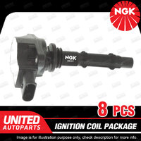 8 x NGK Ignition Coils Pack for Mercedes-Benz C63 W204 CLS 500 219 V8