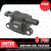 8 x NGK Ignition Coils Pack for Holden GTS Maloo Senator E VS SV6000 VZ V8