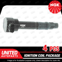 4 x NGK Ignition Coils Pack for Mitsubishi Grandis BA Lancer CH Outlander ZF