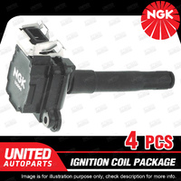 4 x NGK Ignition Coils Pack for Volkswagen Golf Mk4 GTI 1.8L AGU Passat 3B 1.8L