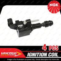 4x NGK Ignition Coils for Holden Astra PJ Captiva 5 7 CG Malibu EM 2.0L 2.4L 16V