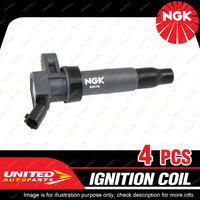 4x NGK Ignition Coils for Hyundai H1 iMax TQ i45 YF iload TQ iX35 LM Santa Fe DM