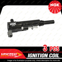 3 x NGK Ignition Coils for Dodge Nitro KA 3.7L EKG V6 12V SOHC SUV 2009-2012