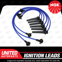 NGK Spark Plug Ignition Lead Set for Ford Cougar SW Mondeo HE 2.5L V6