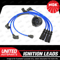 NGK Spark Plug Ignition Lead Set for Honda Accord CA5 Prelude BA3 2.0L 4Cyl