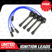 NGK Spark Plug Ignition Lead Set for Mitsubishi Eterna SJ Triton ML