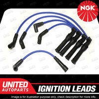 NGK Spark Plug Ignition Lead Set for Peugeot 306 405 406 4Cyl 1993-1999