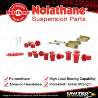 Nolathane Rear Spring Greasable Shackle and Pin Kit for Mitsubishi Triton MQ MR