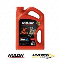 Nulon X-PRO 15W-50 Street & Track 5L for BMW 320i 6-Cyl 2.0L 1978-1988