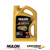 Nulon APEX+ 5W-20 ECO-C5 5L for DODGE Caliber 2.0 Litre Eng. CVT 2006-2013