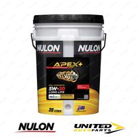 Nulon APEX+ 5W-30 Long Life 20L for FORD Ka 1.3 Litre Eng. Manual 1999-2003