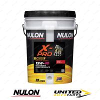 Nulon X-PRO 15W-40 Hi-Torque Performance 20L for MERCEDES 240D 1977-1982