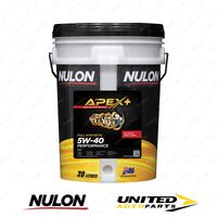 Nulon APEX+ Full SYN 5W-40 Performance 20L for NISSAN Includes DATSUN GT-R