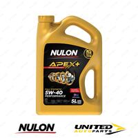 Nulon APEX+ 5W-40 Performance 5L for PEUGEOT 307 CC XS XSI/XSE 2002-2009