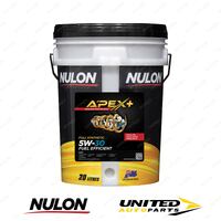 Nulon APEX+ 5W-30 Fuel Efficient 20L Engine Oil for CITROEN DS5 1.6L Auto