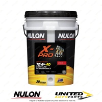 Nulon X-PRO 10W-40 Long Life Performance 20L Engine Oil for DAIHATSU Sirion