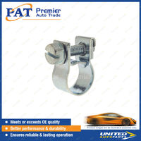 PAT ICON Series Nut & Bolt Hose Clamps - Zinc Plated 12-14mm Package of 2