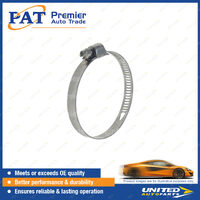 PAT ICON Series Hose Clamps - Perforated Full Stainless 90-114mm Package of 10