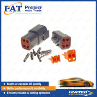 Deutsch DTP Series 4 Way Connector Kit - Include Size 12 Contacts