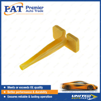 Raceworks Size 12 Pin Removal Tool - Yellow Colour Suits Deutsch HD30 HDP20