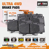 Front + Rear 4WD Disc Brake Pads for Chrysler Sebring With 302mm Rear Rotor