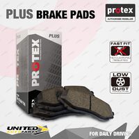 4pcs Rear Plus Brake Pads for Ford Crown Victoria V8 SOHC With Phenolic Piston