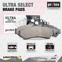 4pcs Protex Front Ultra Select Brake Pads for Chevrolet C2500 Suburban