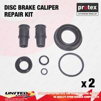 2x Rear Protex Disc Caliper Repair Kit for Holden Vectra CD CDX CDXI ZC ZCF68