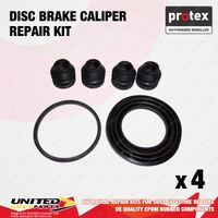 4x Front Protex Disc Caliper Repair Kit for Honda CRV RM 1.6L 2.4L I4 2012-2017