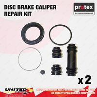 2x Front Protex Disc Caliper Repair Kit for Mazda 323 Astina Protege BA BG 89-98