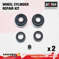 2x Rear Protex Wheel Cylinder Repair Kit for Nissan Navara D22 2.4L 1997-1999