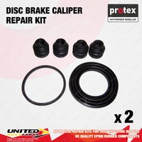 2x Front Disc Caliper Repair Kit for Ford F250 Super Duty F350 Dual Rear Wheels