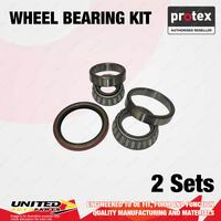 2x Front Protex Wheel Bearing Kit for Ford F100 4.1L 4.9L 1974-1985 Disc/Drum