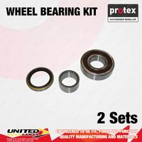 2x Rear Protex Wheel Bearing Kit for Nissan 180B 200B 810 Bluedird 910 Gazelle