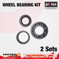 2x Rear Protex Wheel Bearing Kit for Mercedes Benz 190 200 220 230 280SEL 300SEL