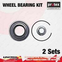 2x Front Protex Wheel Bearing Kit for Renault 19 Clio MK Kangoo Megane Scenic JA