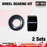 2x Rear Protex Wheel Bearing Kit for Porsche 911 Carrera Turbo 944 Boxster 986