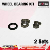 2x Front Protex Wheel Bearing Kit for Triumph TR5 TR6 2.5L I6 OHV 1968-1975