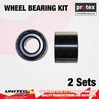 2x Rear Protex Wheel Bearing Kit for Peugeot 205 206 306 W/O ABS Drum Brakes