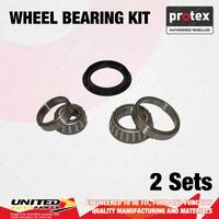 2x Front Protex Wheel Bearing Kit for Porsche 924 2.0L 93KW I4 SOHC 1977-1982