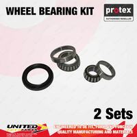 2x Front Protex Wheel Bearing Kit for Volvo 240 GL GLE 260 740 760 2.3L 2.8L V6