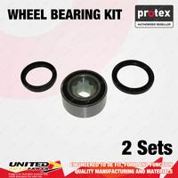 2x Front Protex Wheel Bearing Kit for Suzuki Swift SF413 AA34S 1.3L 1989-1999