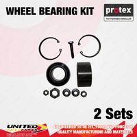 2x Front Protex Wheel Bearing Kit for Seat Cordoba Ibiza 6K Toledo GLX 1L I4