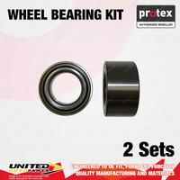 2x Rear Protex Wheel Bearing Kit for Mercedes Benz 230TE 300TE E280 S124 W124